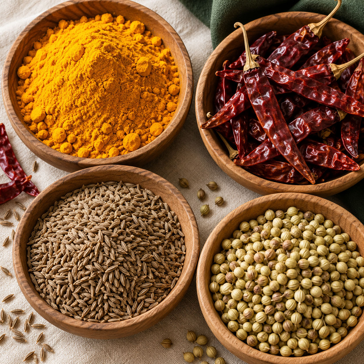 Spices commodity illustration